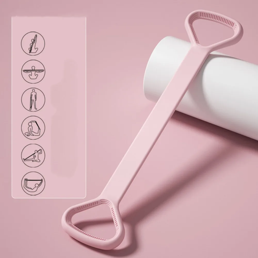 

Tensile Tape Yoga Resistance Band 8 Shape Chest Expander Yoga Pilateselastic Band Solid Color Muscle Stretching Pull Rope Band