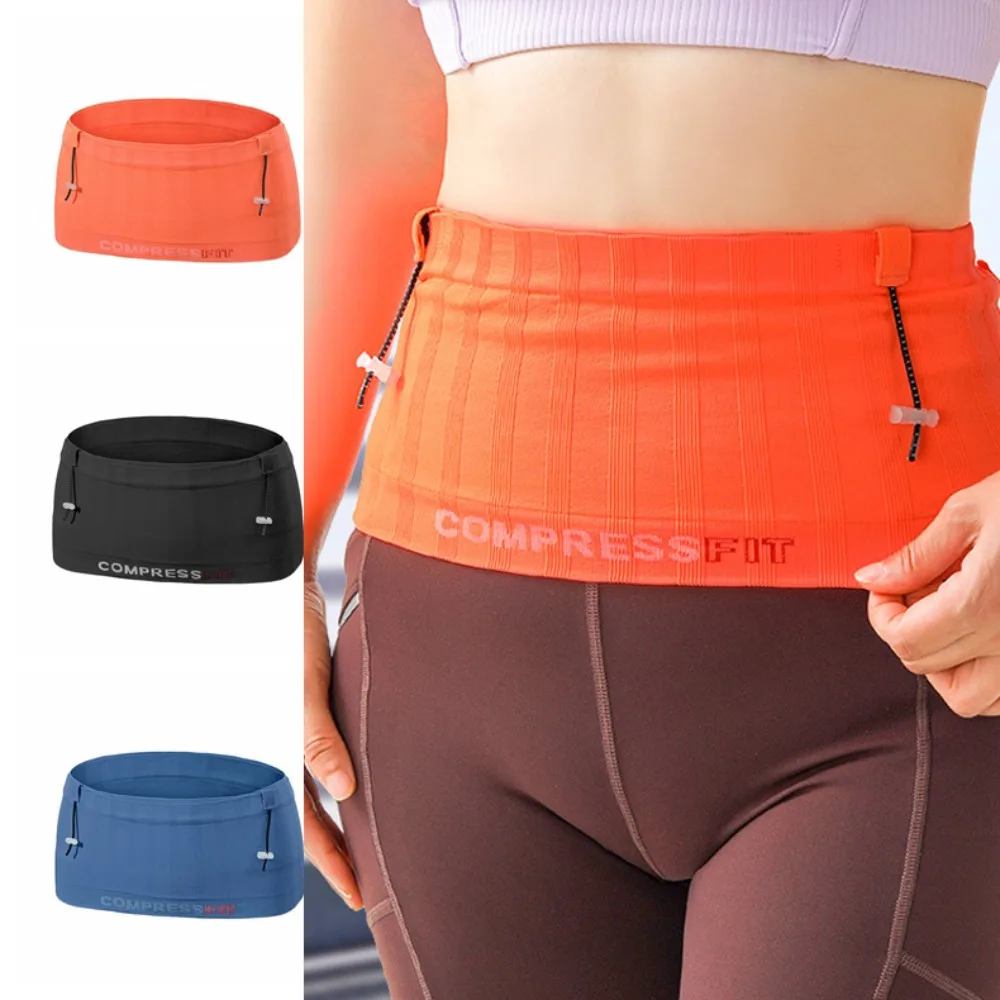 Fashion Running Belt Invisible Waist Bag Thin Slim Marathon Running Bag Multi-function Lightweight Sports Phone Bag Men Women