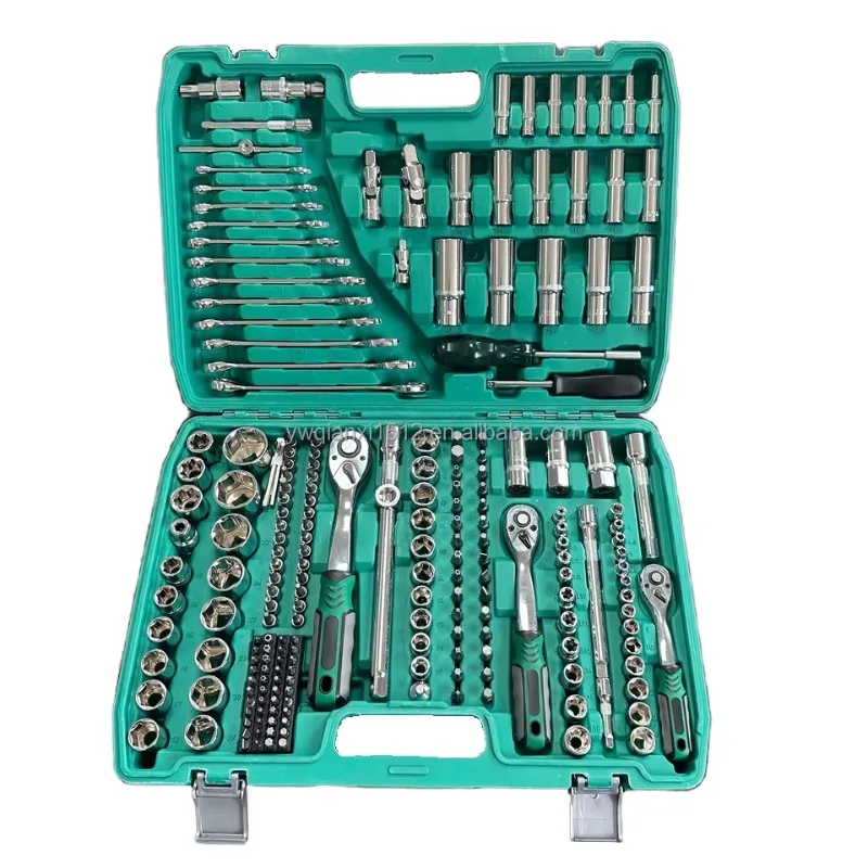 

SXLL 216Pcs Machine Tool Set Multifunctional 72-tooth Wrench Kit High Torque Portable, Motorcycle Repair OEM Boxed