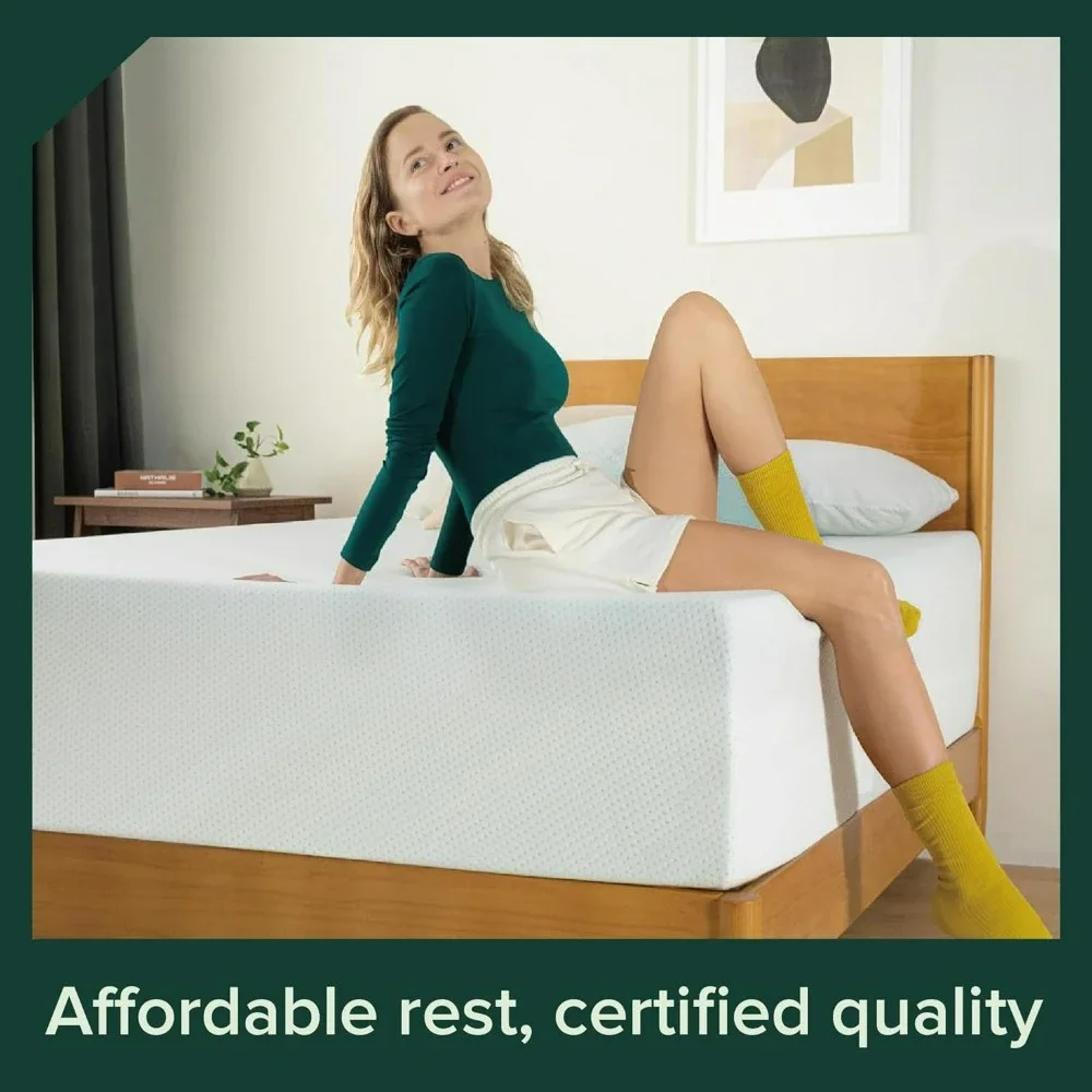 12 Inch Memory Foam Mattress, Full, Fiberglass free, Medium Firm Feel, Certified Safe Foams & Fabric, Mattress in A Box