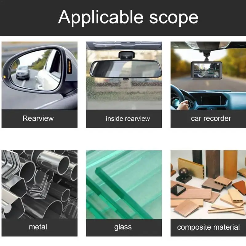 Rearview Mirrors Adhesive Mirrors Glue Construction Adhesive Long-Lasting Extra Strong Adhesive Inside Mirrors Glue For Glass