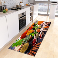 Spices Kitchen Floor Rug Hallway Entrance Doormat Living Room Balcony Decor Carpet House Bedroom Bathroom Door Non-Slip Foot Mat