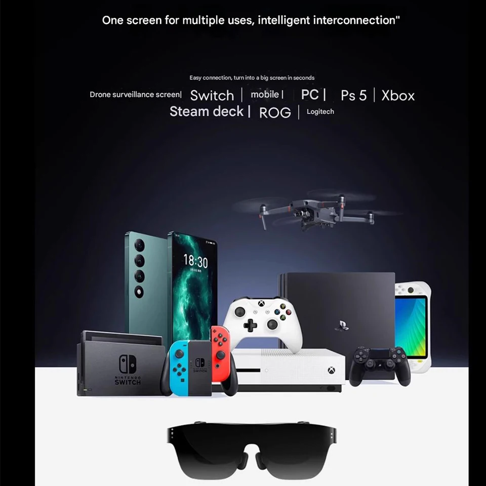 Meizu StarV View Smart AR Glasses HD 188Inches Giant Screen