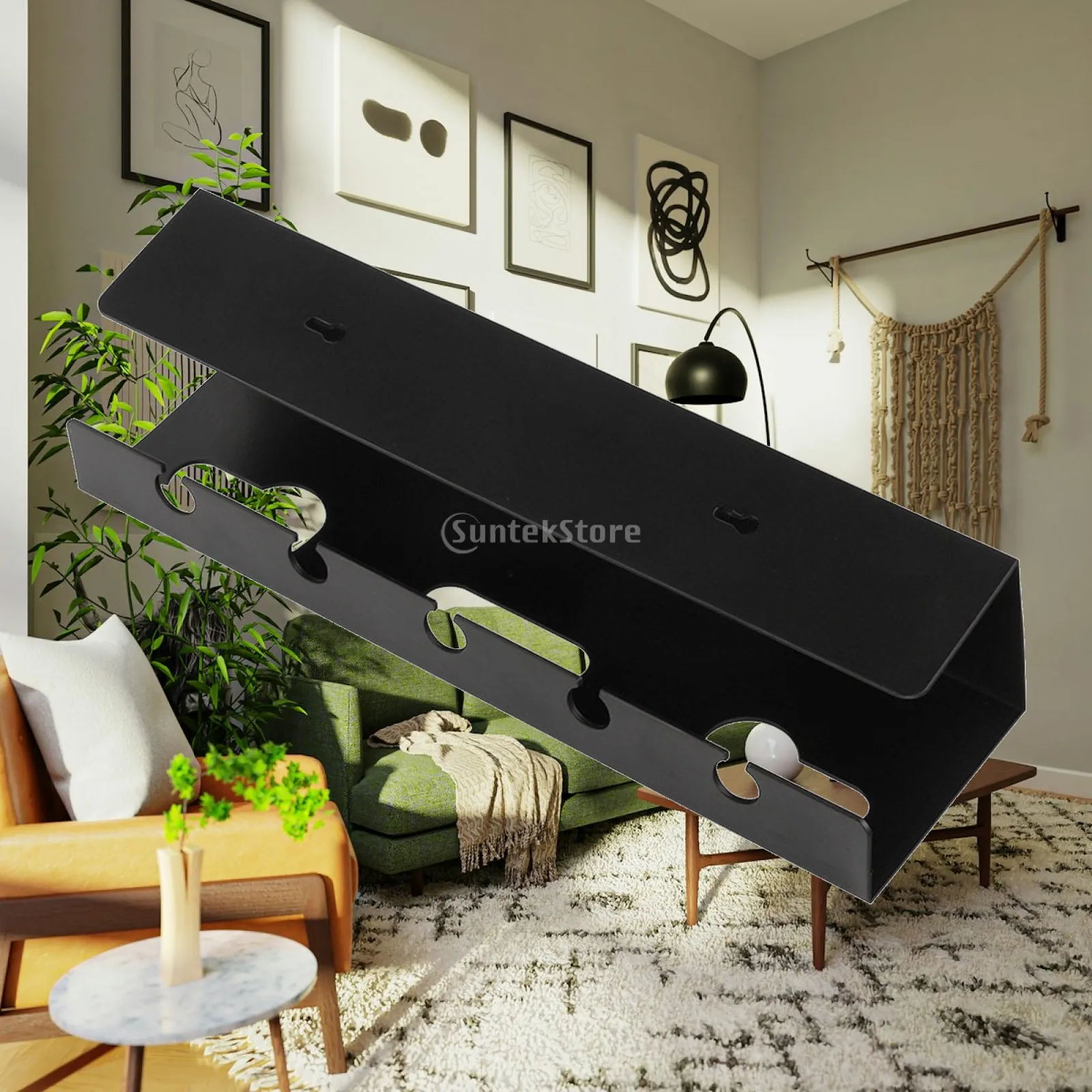 Under Desk Cable Management Tray Easy Install Plastic Cable Management Organizer Under Desk Power Strip Holder Sturdy