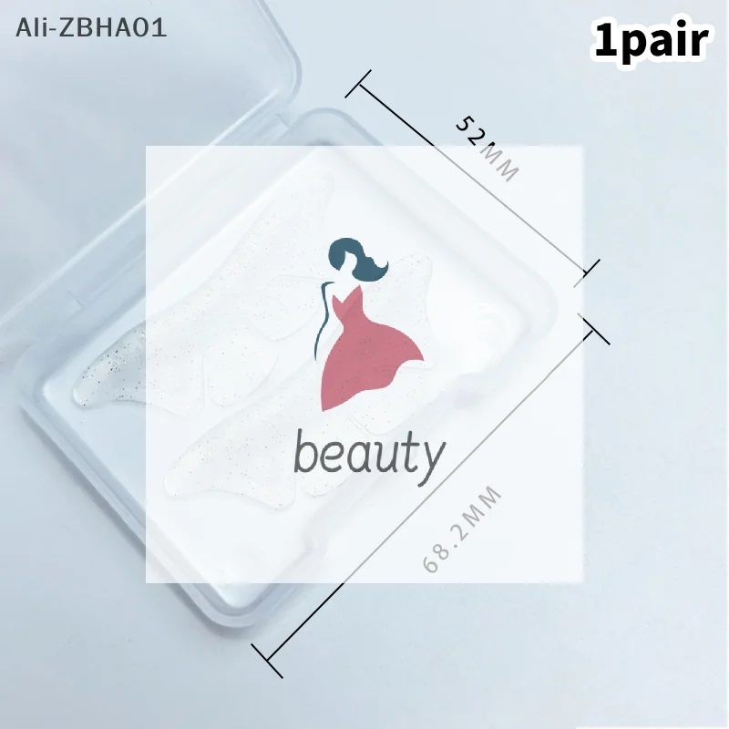 1 Paar 3D Wimpernzange Applikator Werkzeuge Klebrige Wimpern Stangen Schild Heben Schmetterling Silikon Wimpern Dauerwelle Pads