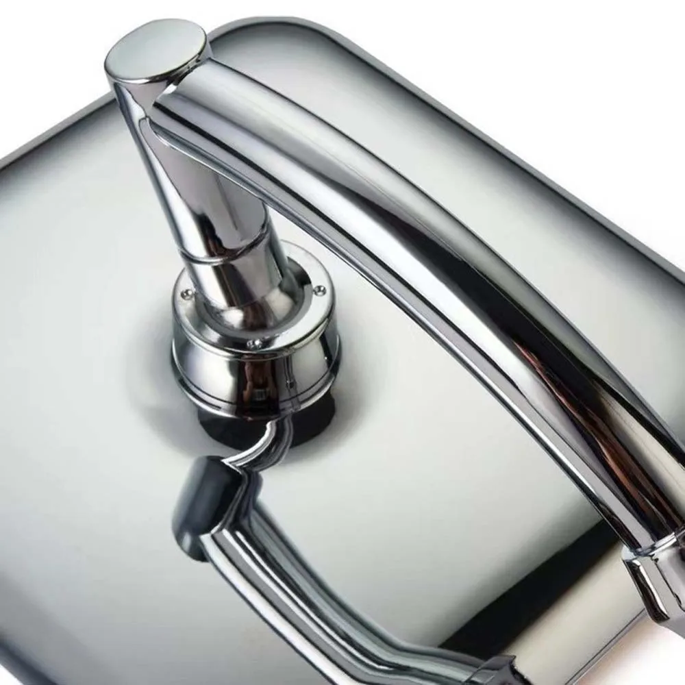 

6inch/8inch Shower Heads High Pressure Round Pressurized Technology Pressurized Shower Nozzle 304 Stainless Steel Square