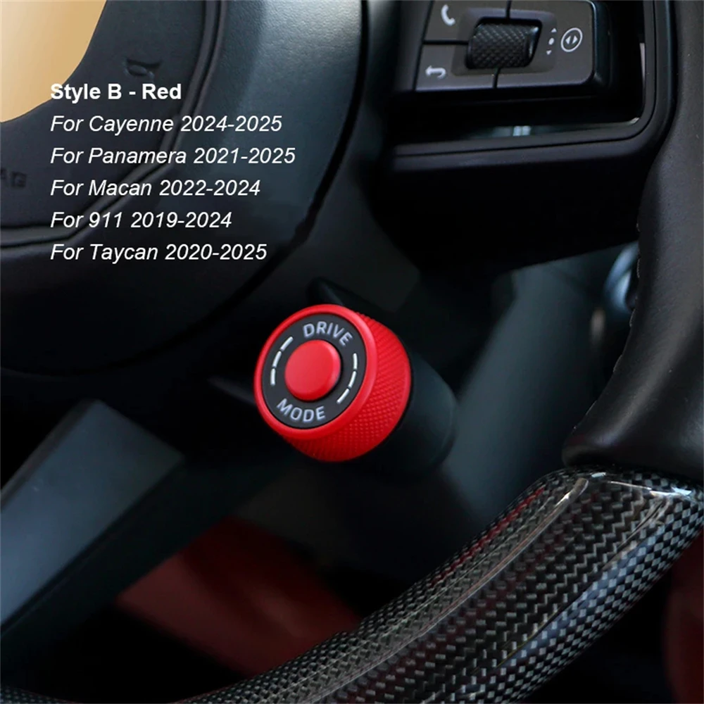 

1 PC New and High-quality Car Steering Wheel SC Knob Button Fit for Porsche Cayenne Panamera Macan 911 718 Boxster Taycan