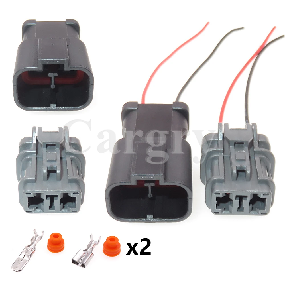 1 Set 2P 7222-6423-30 7222-6423 Car Connector Assembly 7123-6423-30 7222-6423-40 Auto Starter Radiator Electric Wiring Socket