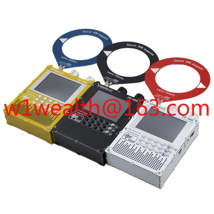 Radio 2.8 inch IPS touch screen, full band FM/LW/MW/SW VHF/UHF receiver 5000mAh battery IPX-1 waterproof