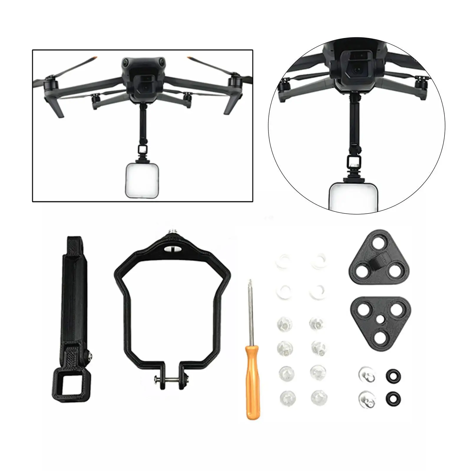 Extended Adapter Bracket Holder 1/4 Threaded Screw for DJI Mavic 3 Cine Part