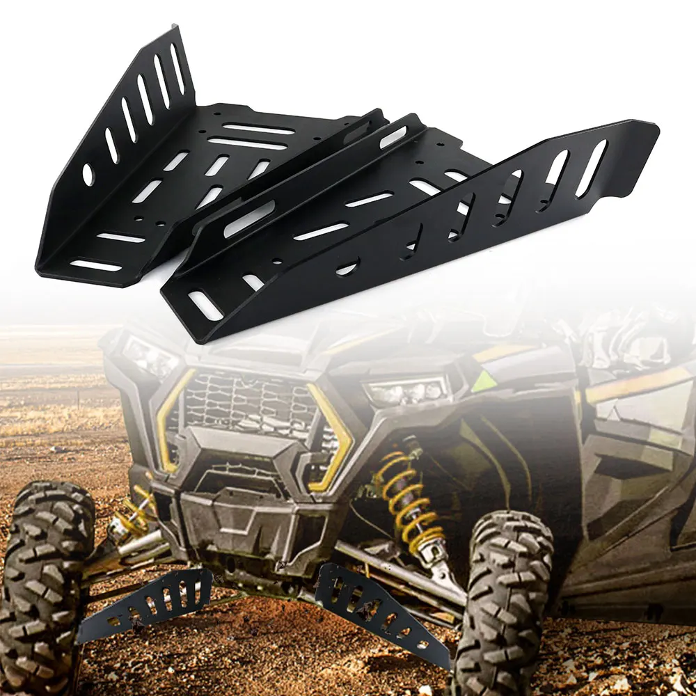 

For POLARIS RZR 1000 XP 2014 2015 2016 2017 2018 Motorcycle UTV Front Lower A-arm Guards Protector Cover 4.0mm Aluminum