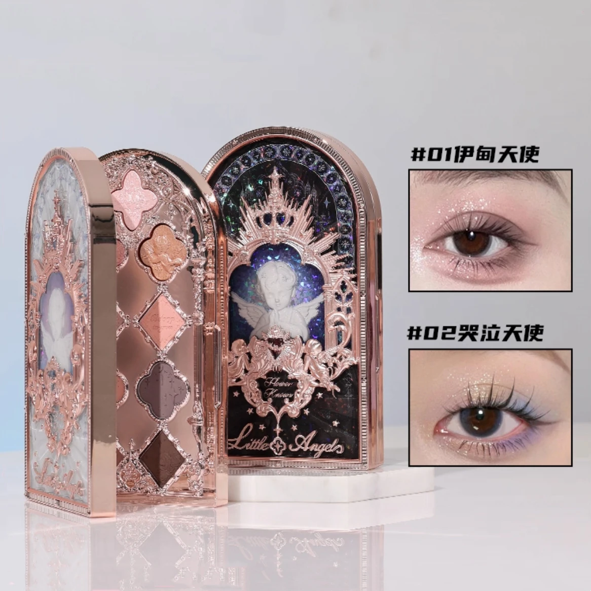 Flower Knows Little Angel Collection Nine-Color Eyeshadow 10.5g Delikatny matowy kameleon do makijażu oczu