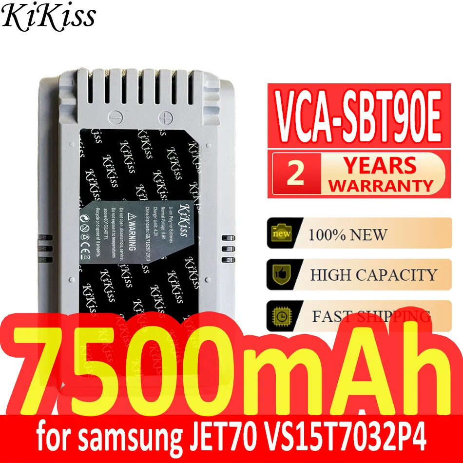 

7500mAh KiKiss Powerful Battery for samsung JET70 VS15T7032P4 VCA-SBT90E