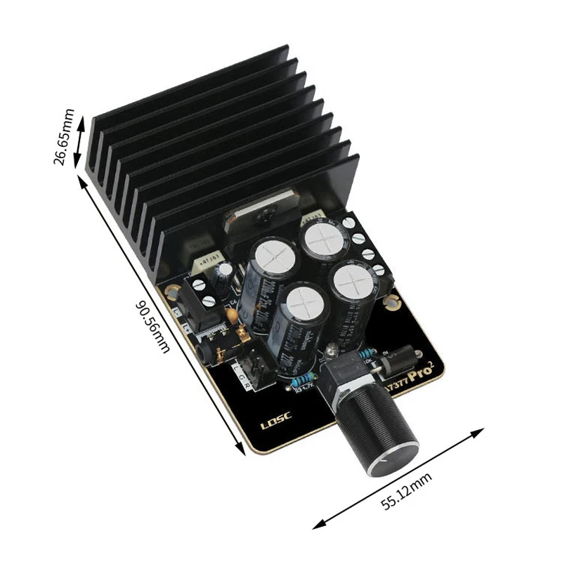 Nvarcher TDA7377 Car Digital Amplifier Audio Board Stereo Dual Channel 30W+30W Class AB  For 4-8 Ohm Speaker DC12V