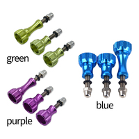3pcs Aluminum Thumb Knob Bolt Screw for GoPro Hero 7 6 5 4 Xiaomi Yi 4K Sjcam SJ4000 H9 Case Tripod Mount Go Pro Accessory