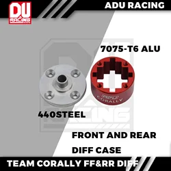 ADU RACING 440 steel aluminum alloy 7075-T6 Front/Rear Differential Housing Diff Case for TEAM CORALLY  CARS