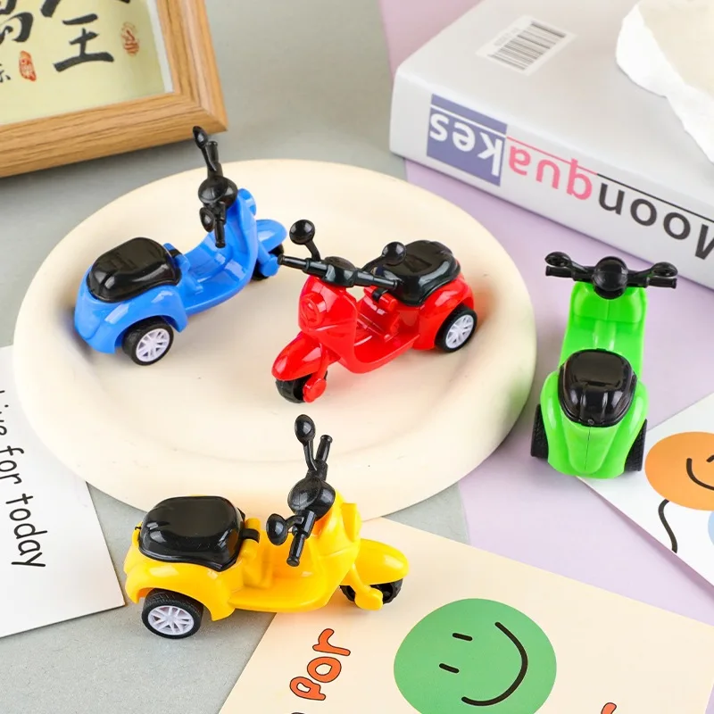 Simulation Mini Cute Kids Balance Car Three-wheeled Baby For Kids Sliding Scooter Ornament Creative Assembly Children's Car Toy
