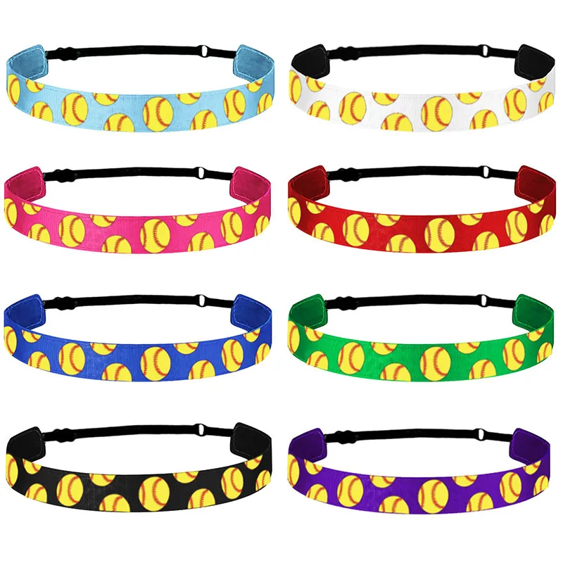 Elastic Anti Slip Sweatband Baseball Softball Running Headband