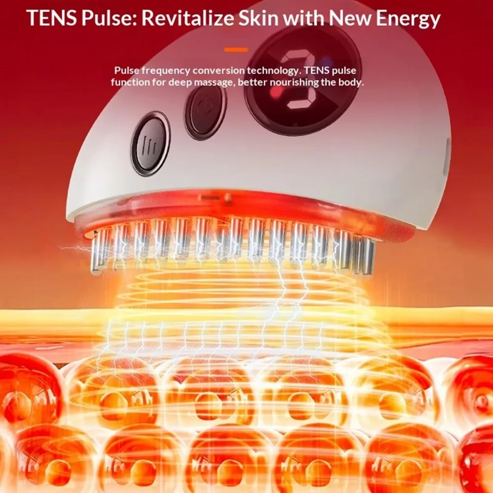 

Электрические инструменты для лица Gua Sha, тонизирующее устройство для кожи с 9-уровневым нагревом и вибрацией, массажер для лица, редуктор двойного подбородка из АБС-пластика