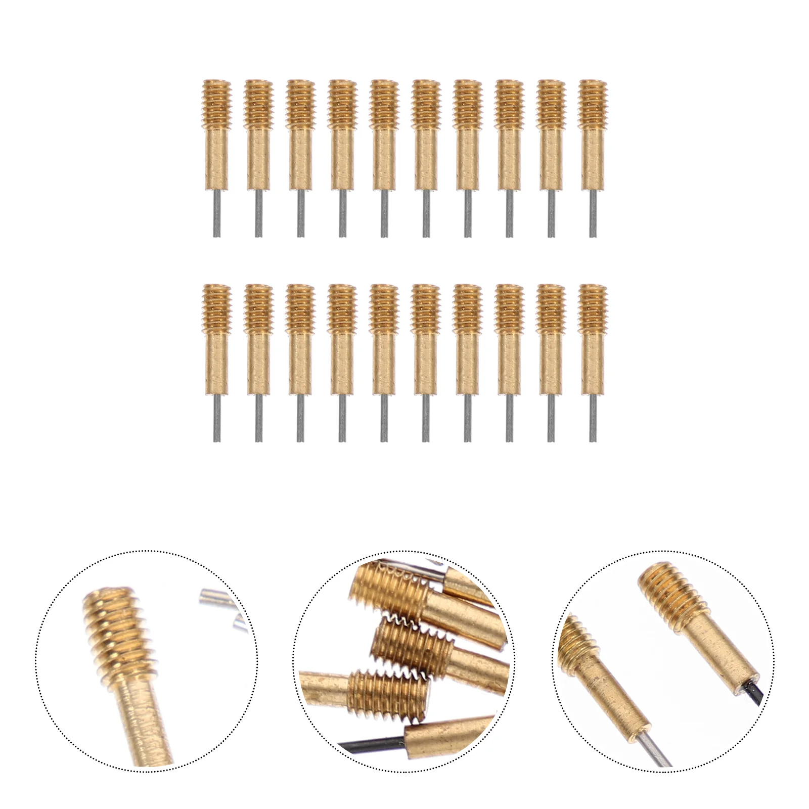 Assista Reparar Agulha, Removedor de Fita Desmontado, Watchband Ajuste Agulhas, Copper Link Removal Tool Kit Ferramentas, 20 pcs