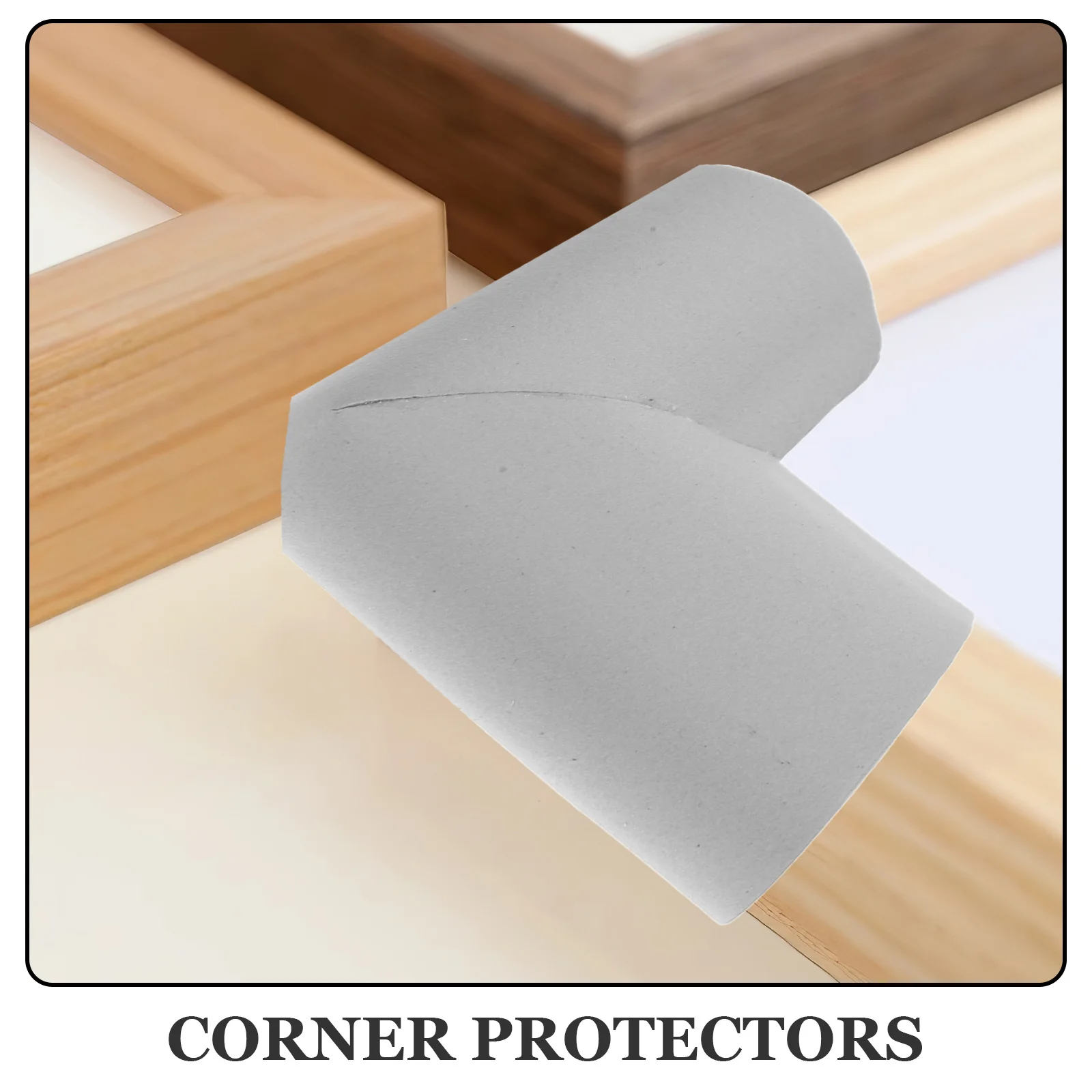 24 protectores de esquinas para marcos de fotos, protectores de bordes de embalaje, esquinas protectoras absorbentes de golpes Nbr para envío de imágenes artísticas