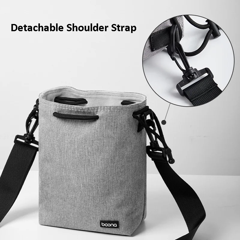 BOONA Camera Shoulder Strap Bag Lens Bag Drawstring Pouch Waterproof Camera Pouch Protective for DSLR Nikon Canon Sony Pentax - view 5