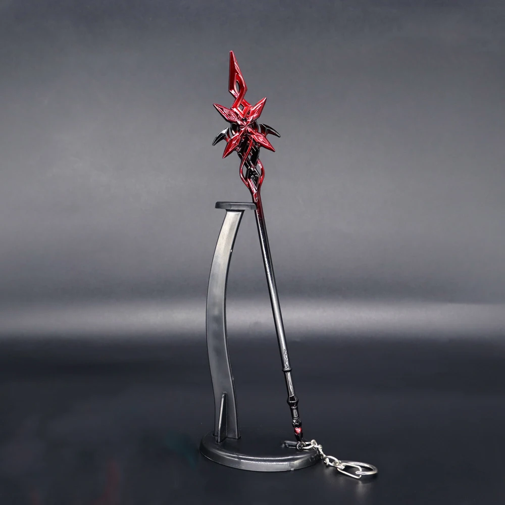 Impact Arlecchino Crimson Moon's Semblance Model Zwaard Sleutelhanger Anime Hero Ketting Mode Jewerly Fans Sleutelhanger Voor Cosplay