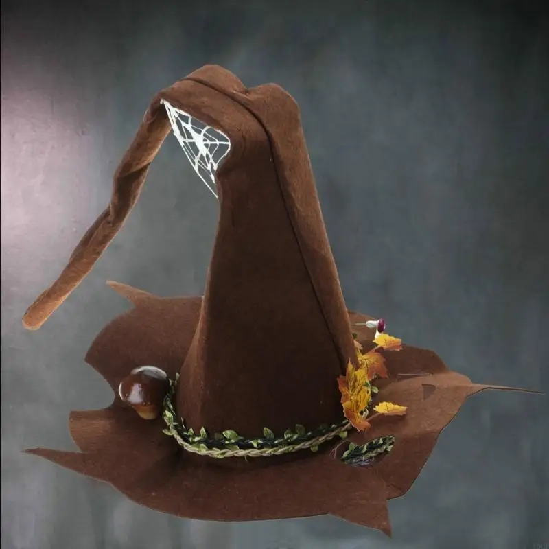 Mũ phù thủy xinh đẹp Tháp chuông sáng tạo Mũ thuật Mũ phù thủy Hoa nhân tạo