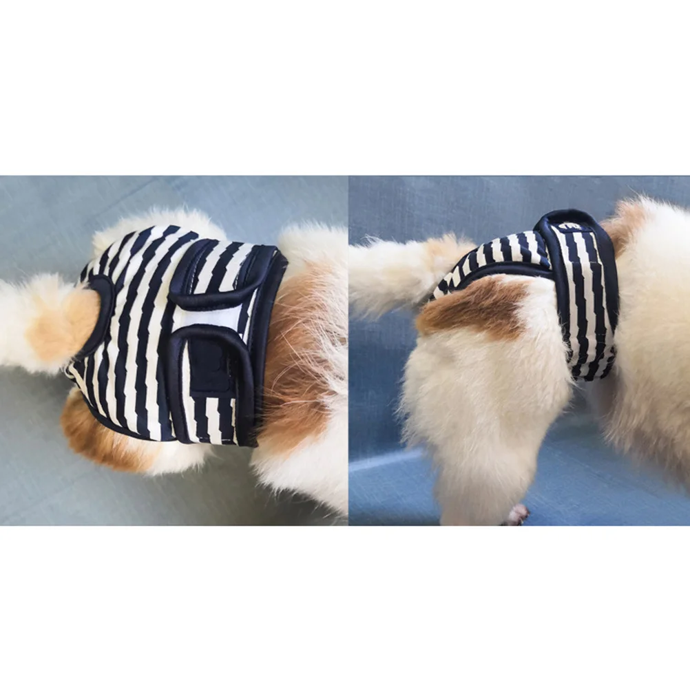 

Physiological Pants Female Dog Sanitary Panties Puppy Diapers Striped Incontinence Period for Dogs