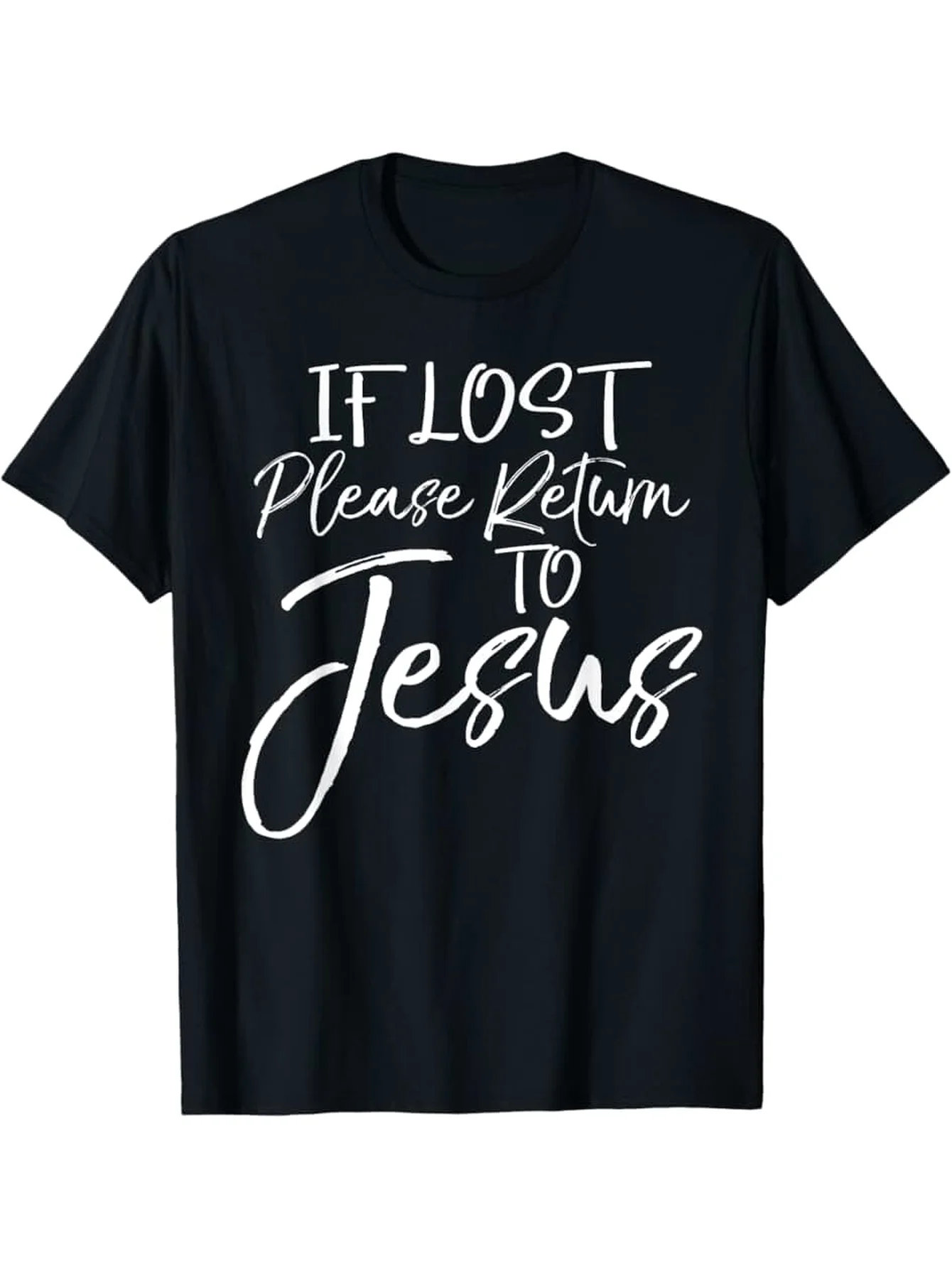 

Fun Christian Quotes Gifts If lost, please return Jesus Nice-Tits Fun Bird Watching Gifts Birder Boy Daddy T-Shirt