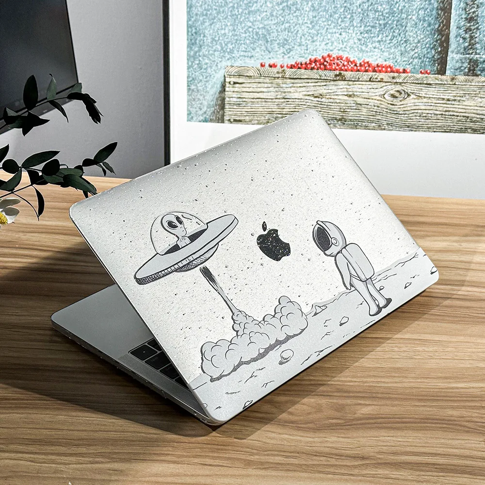 EGYAL Laptop Case for MacBook Pro 13 M2 2022 Cover M1 A2338 2020 Pro 16 M3 Hard Shell for Air M4 13 M5 15 2026 Shiny Print Case