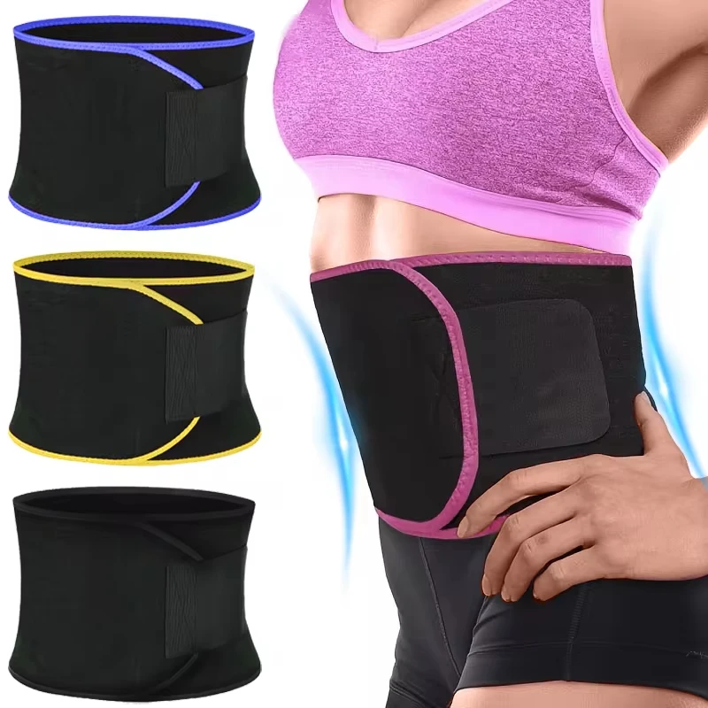 

Sports Sweat Burst Waist Support Belt Shape Running Durable Waist Abdominal Fat Burning Training Belt Sauna Set Waist Trimmer