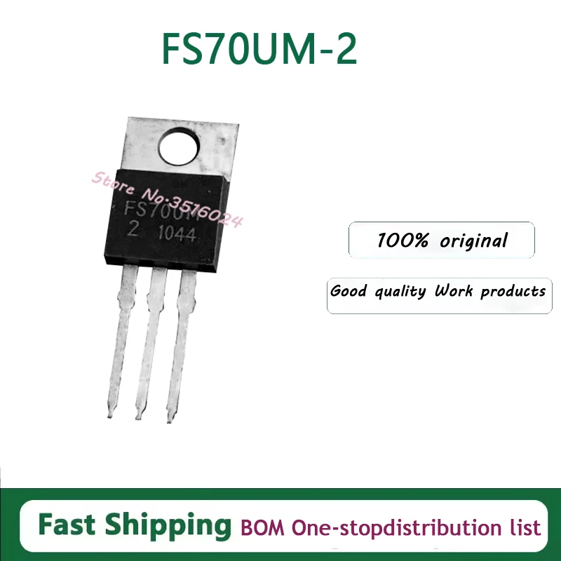 10PCS/lot  FS70UM-2 TO-220  100V 70A  YGW60N65F1  650V 60A FGH60N60SMD  100% NEW