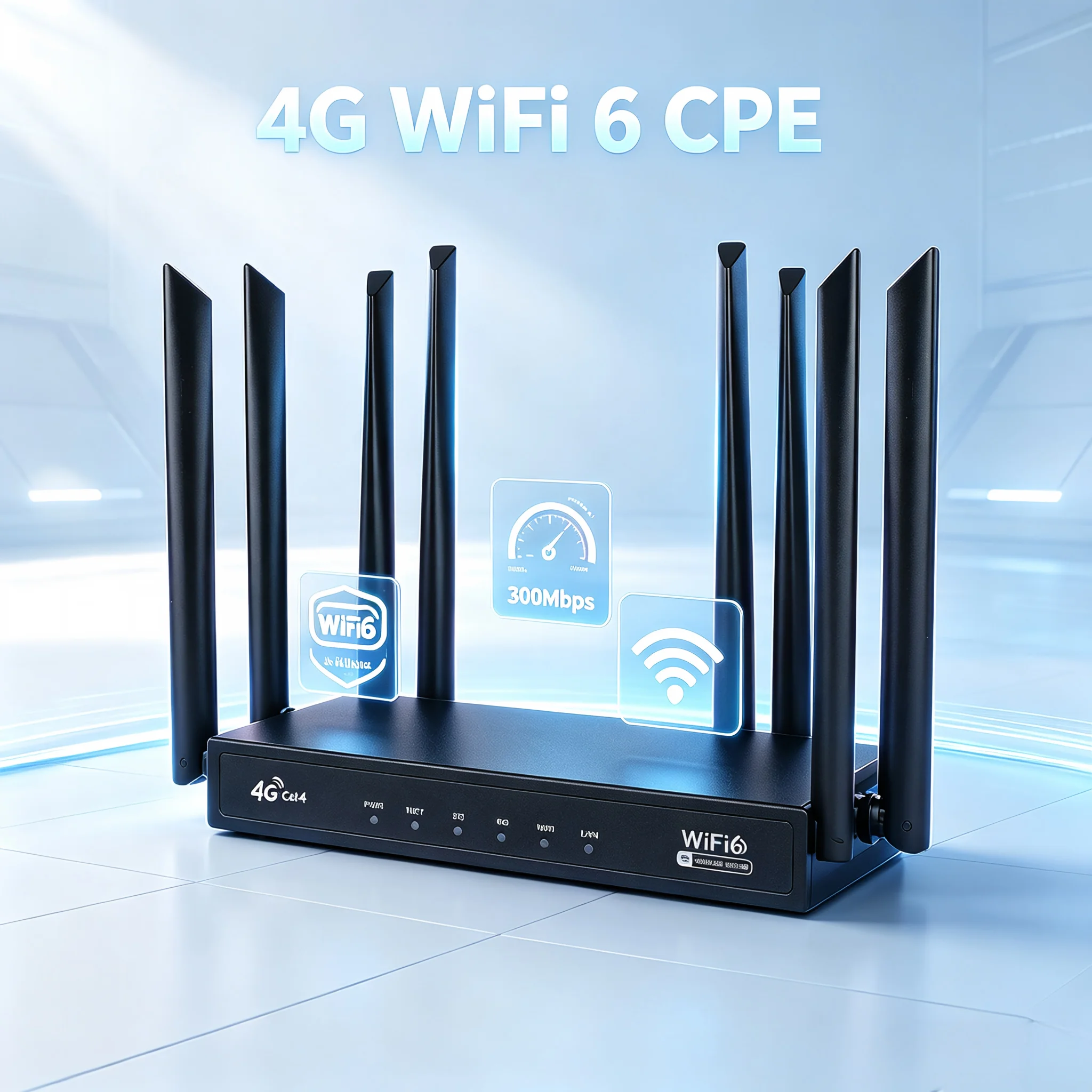 High-Speed 4G Wifi6 Wireless Router For Home Use Rj45 Lan USB Port Lte 4G Wifi With Sim Card Slot For Indoor