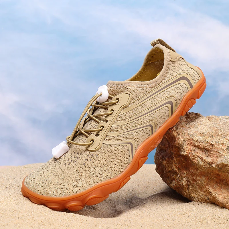 New Unisex Wider Shoes Breathable Mesh Men Barefoot Wide-toed Shoes Brand Flats Soft Zero Drop Sole Wider Toe Sneakes Large Size