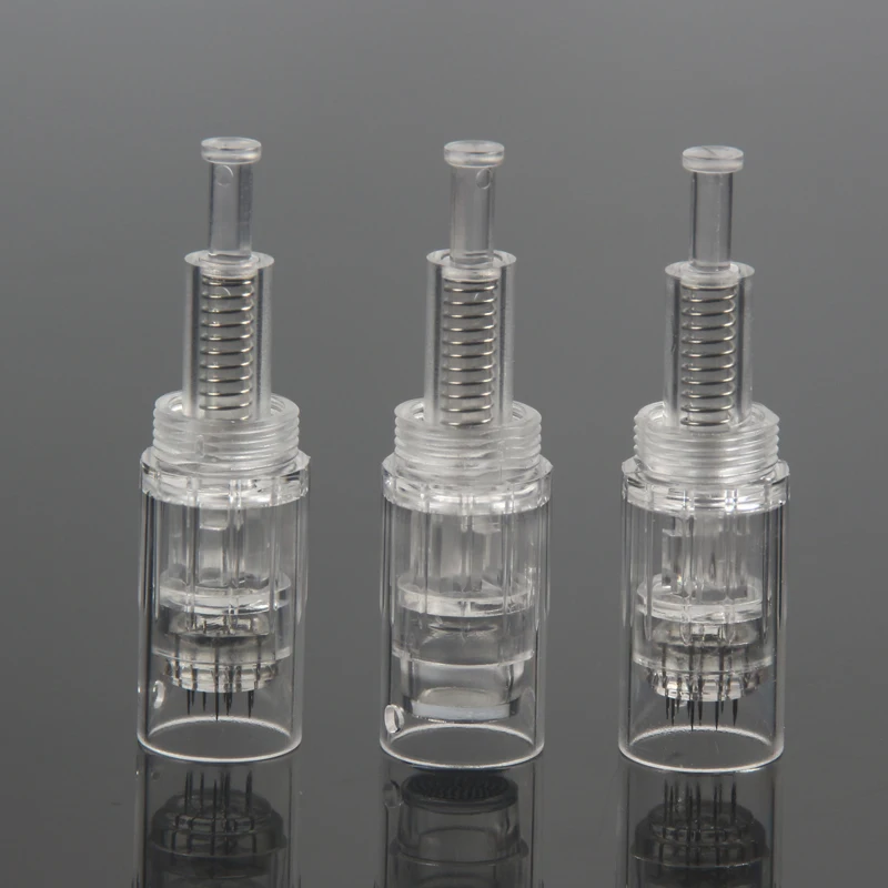 10/50/100pcs Screw Cartridge Micro Needles 9/12/24/36/42/ Nano Microneedling meso Cartridg