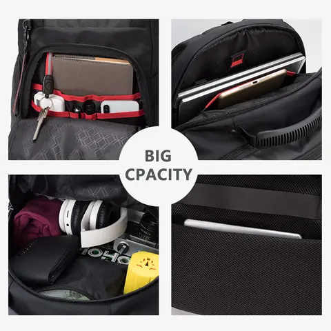 आर्कटिक हंटर 2023 नया बड़ी क्षमता वाला मल्टीफंक्शनल पुरुषों का बैकपैक बैग वाटरप्रूफ स्मार्ट ट्रैवल बैकपैक 17 इंच लैपटॉप 10 best sales आर्कटिक शिकारी - №10