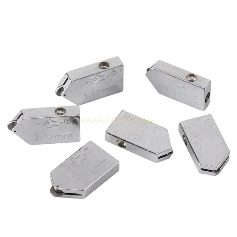 A2BE 1 Set Glass Cutting Tool Corter Cortter Cutter Cutter Cutter Cutter Cutter para reemplazar cabeza