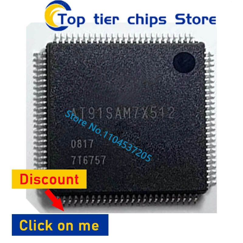 

1-10 шт. AT91SAM7X512 AT91SAM7X512-AU AT91SAM7X512B-AU QFP-100