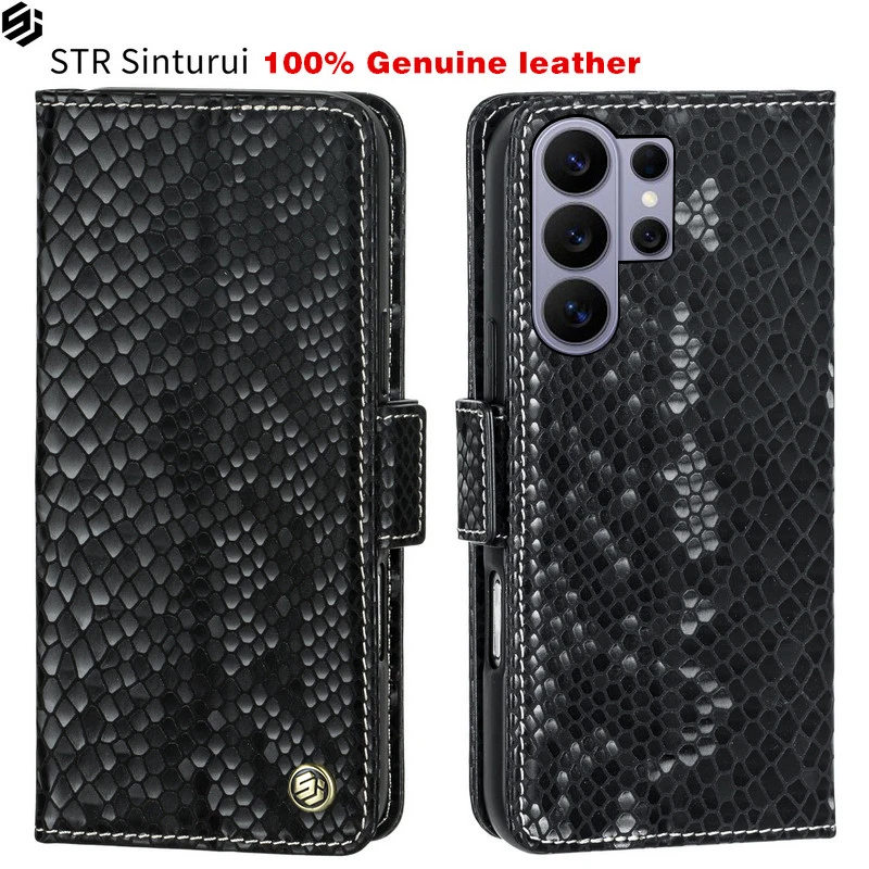 

100% Genuine relief leather card Slot Wallet Cover For Samsung Galaxy S26 S25 Edge Ultra S26+ S25+ Flip shockproof phone Case