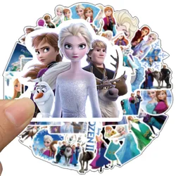 10/30/50/100pcs Disney Frozen Princess Stickers Cute Elsa Cartoon Decals DIY Luggage Skateboard Stationery Car Cute Kids Sticker