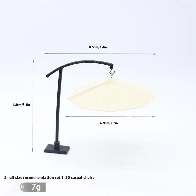 Mini Umbrella 1PC Dollhouse Garden Decor Simulated Outdoor Sunshade Ornament Sand Table Courtyard Scene Model