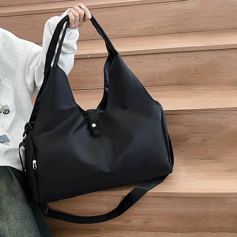 Женская сумка для коврика для йоги, тренажерный зал, фитнес, дорожная спортивная сумка на плечо, отдельная спортивная сумка для сухого и влажного плавания для тренировок по плаванию Женская сумка для коврика для йоги, тренажерный зал, фитнес, дорожная спортивная сумка на плечо, отдельная спортивная сумка для сухого и влажного плавания для тренировок по плаванию