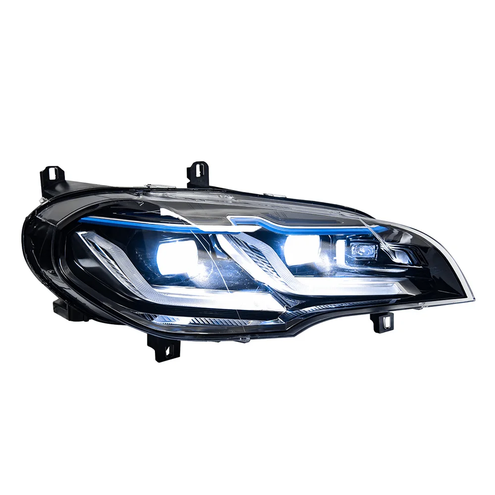 

ATV&UTVFor BMW X5 E70 30i, 35i, 40i 2007-2013 LED Front Headlight Assembly Upgrade with Double DRL, Dynamic Projector Lens Acces