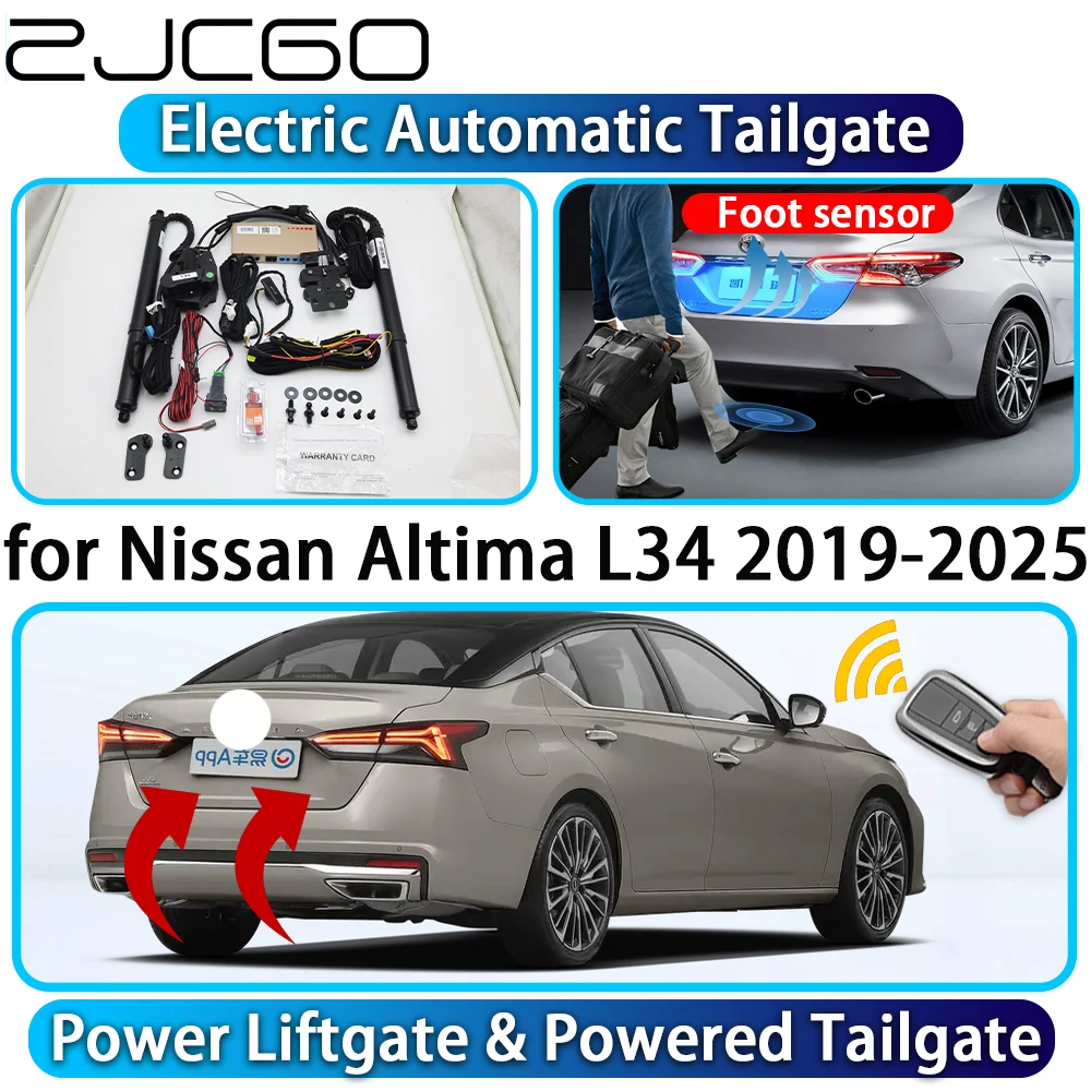 

ZJCGO for Nissan Altima L34 2019-2025 OEM Automatic Power Liftgate Powered Tailgate Intelligent System Trunk Lift Control Kit