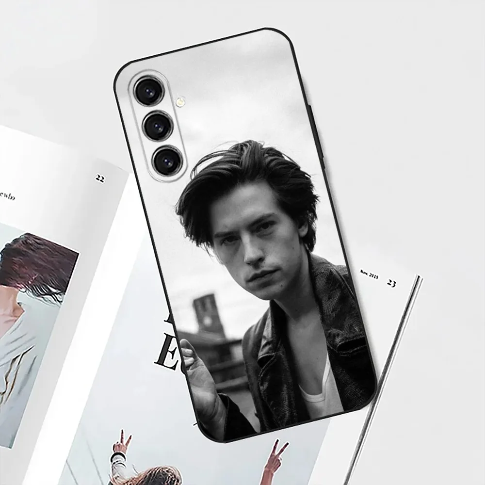 Cole Sprouse Actor Phone Case For Samsung S24,21,22,23,30,Ultra,S20,Plus,Fe,Lite,Note,10,9,5G Black Soft Cover