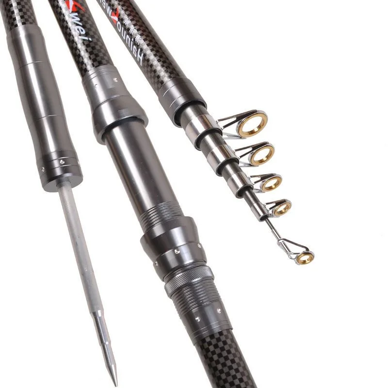 

New Telescopic Portable Rotary fishing 2.4M,2.7M,3.6M,3.9M,4.5M Fishing Rod Travel Sea Boat Rock Fishing Rod Carp