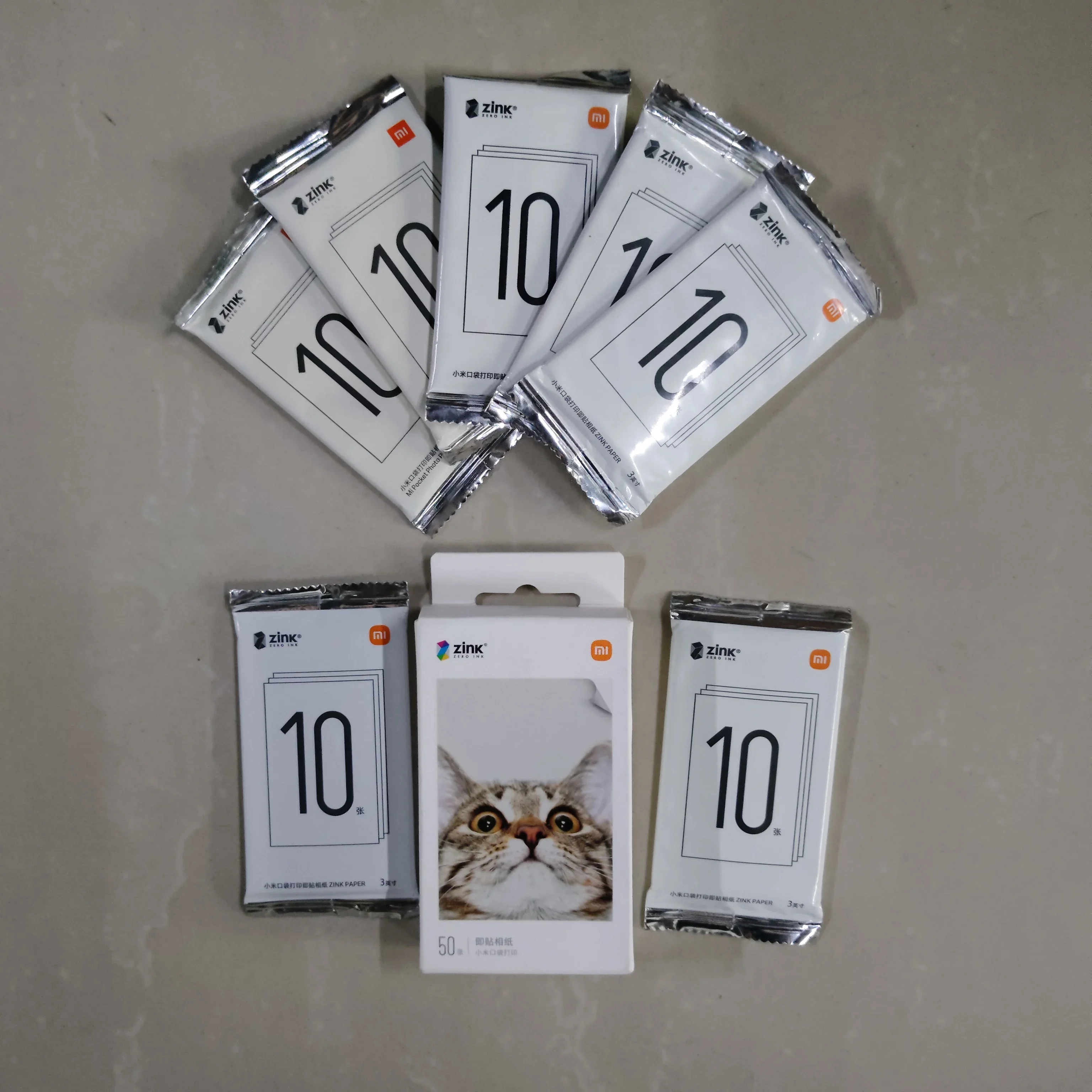 

Original Xiaomi Pocket Printer Paper ZINK Photo Print Sheets For Xiaomi 3-inch Mini Pocket Photo Printer Only Pape