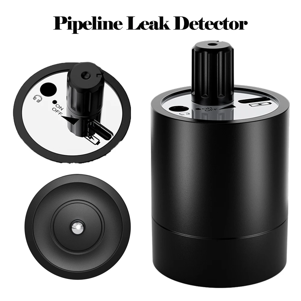 

Детектор утечек воды, монитор утечки подземных труб, портативный комплект детектора утечек типа C с наушниками для внутреннего и наружного применения