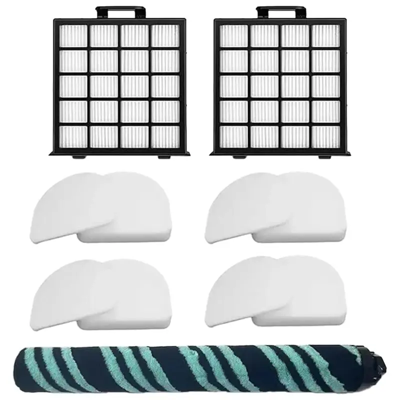 

Запасные части A36T для вертикального пылесоса Shark AZ4000 AZ4002 AZ400C Power Detect: роликовая щетка, HEPA-фильтр, поролоновый и войлочный фильтр.